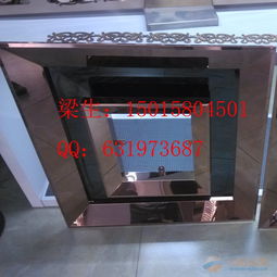 不銹鋼電視背景框 墻面裝飾線條框 歐式鏡框 黑鈦金畫框