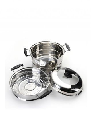 愛仕達ASD電器專場304不銹鋼(電磁爐通用)雙層蒸鍋26cm-唯品會手機版